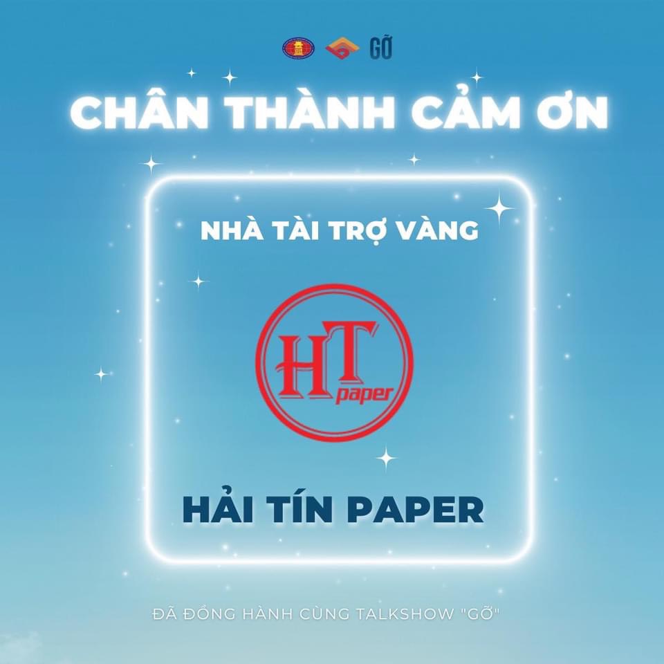 Giấy Hải Tín nhà tài trợ vàng talkshow gỡ